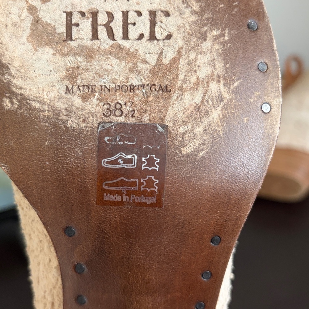 Free People Wesley Ankle Boot Bone Leather Western Inspired Square Toe US 8.5 - Picture 13 of 13